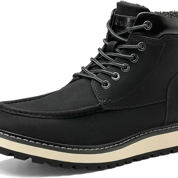 Men\'s Moc Toe Boot Fashion Comfort Casual Wedge Boots 12 main image 9